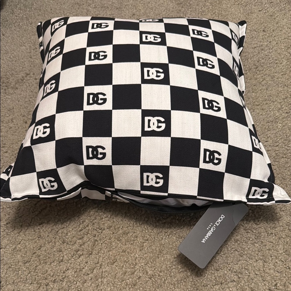 Dolce & Gabbana Checkered Pillow